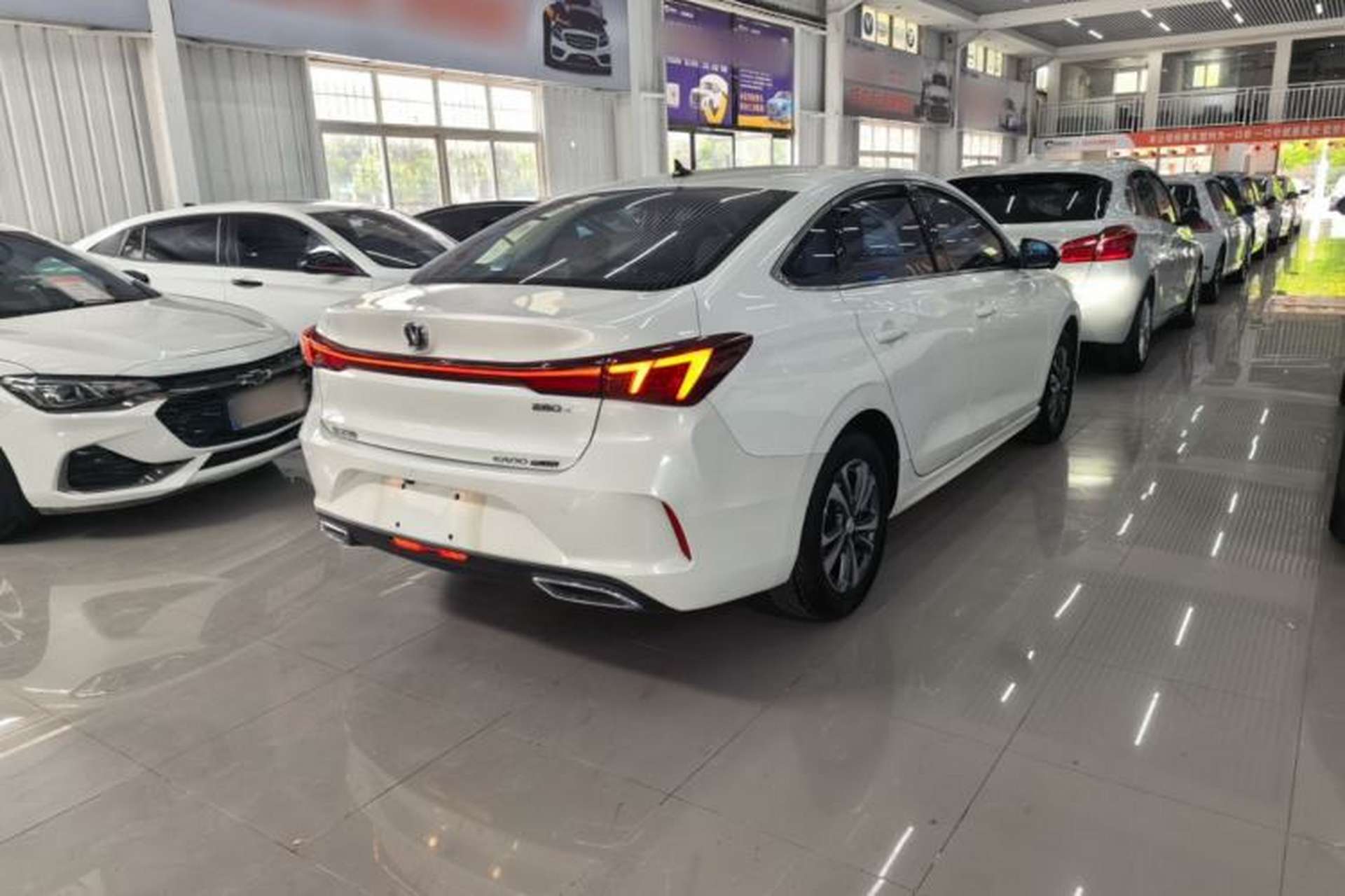 Used CHANGAN Eado 2023 Changan Edition PLUS Blue Whale NE 1.4T GDI DCT Prestige Version Rear Right 45 Deg