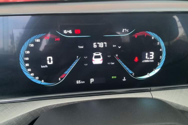 Used CHANGAN Eado 2024 PLUS Blue Whale NE 1.4T GDI DCT High-Energy Edition Instrument Cluster