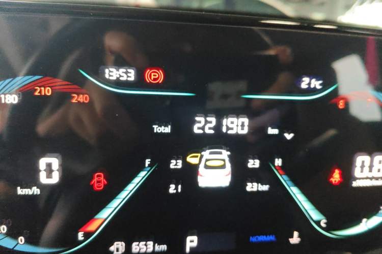 Used CHANGAN Eado 2024 PLUS Blue Whale NE 1.4T GDI DCT High-Energy Edition Odometer Close Up