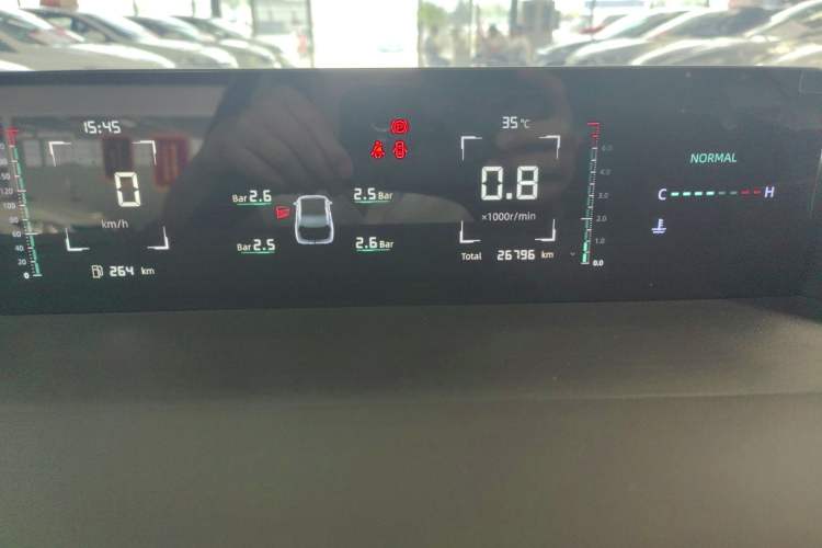Used CHANGAN Eado 2024 1.5T GDI Automatic Prestige Edition Odometer Close Up