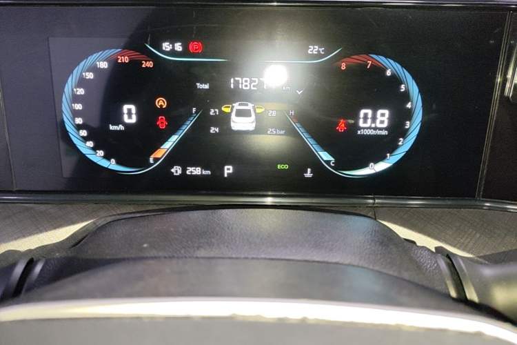 Used CHANGAN Eado 2024 PLUS Blue Whale NE 1.4T GDI DCT High-Energy Edition Odometer Close Up