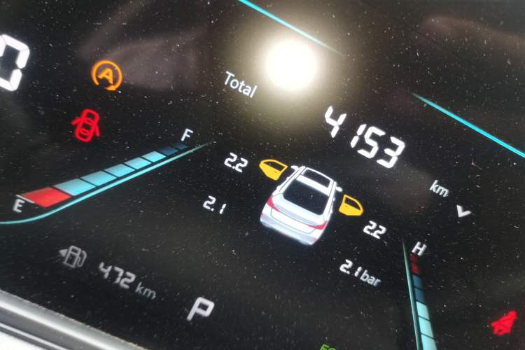Used CHANGAN Eado 2024 PLUS Blue Whale NE 1.4T GDI DCT High-Energy Edition Odometer Close Up