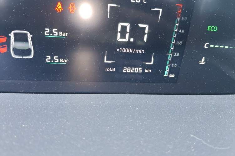 Used CHANGAN Eado 2024 1.5T GDI Automatic Prestige Edition Odometer Close Up