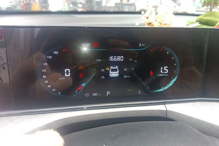 Used CHANGAN Eado 2024 PLUS Blue Whale NE 1.4T GDI DCT High-Energy Edition Odometer Close Up
