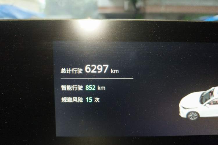 Used CHANGAN Eado 2024 1.5T GDI Automatic Flagship Edition Odometer Close Up