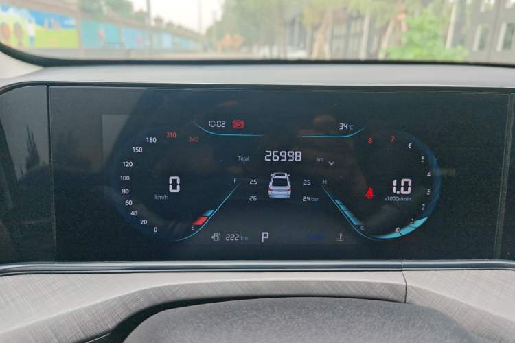 Used CHANGAN Eado 2024 PLUS Blue Whale NE 1.4T GDI DCT High-Energy Edition Odometer Close Up