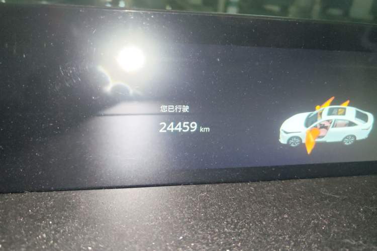 Used CHANGAN Eado 2024 1.5T GDI Automatic Flagship Edition Odometer Close Up