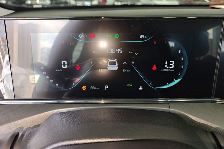 Used CHANGAN Eado 2024 PLUS Blue Whale NE 1.4T GDI DCT High-Energy Edition Instrument Cluster
