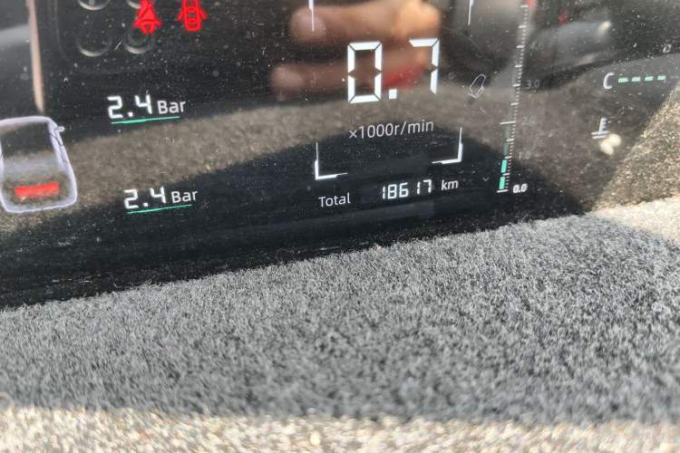Used CHANGAN Eado 2024 1.5T GDI Automatic Enjoyment Edition Odometer Close Up
