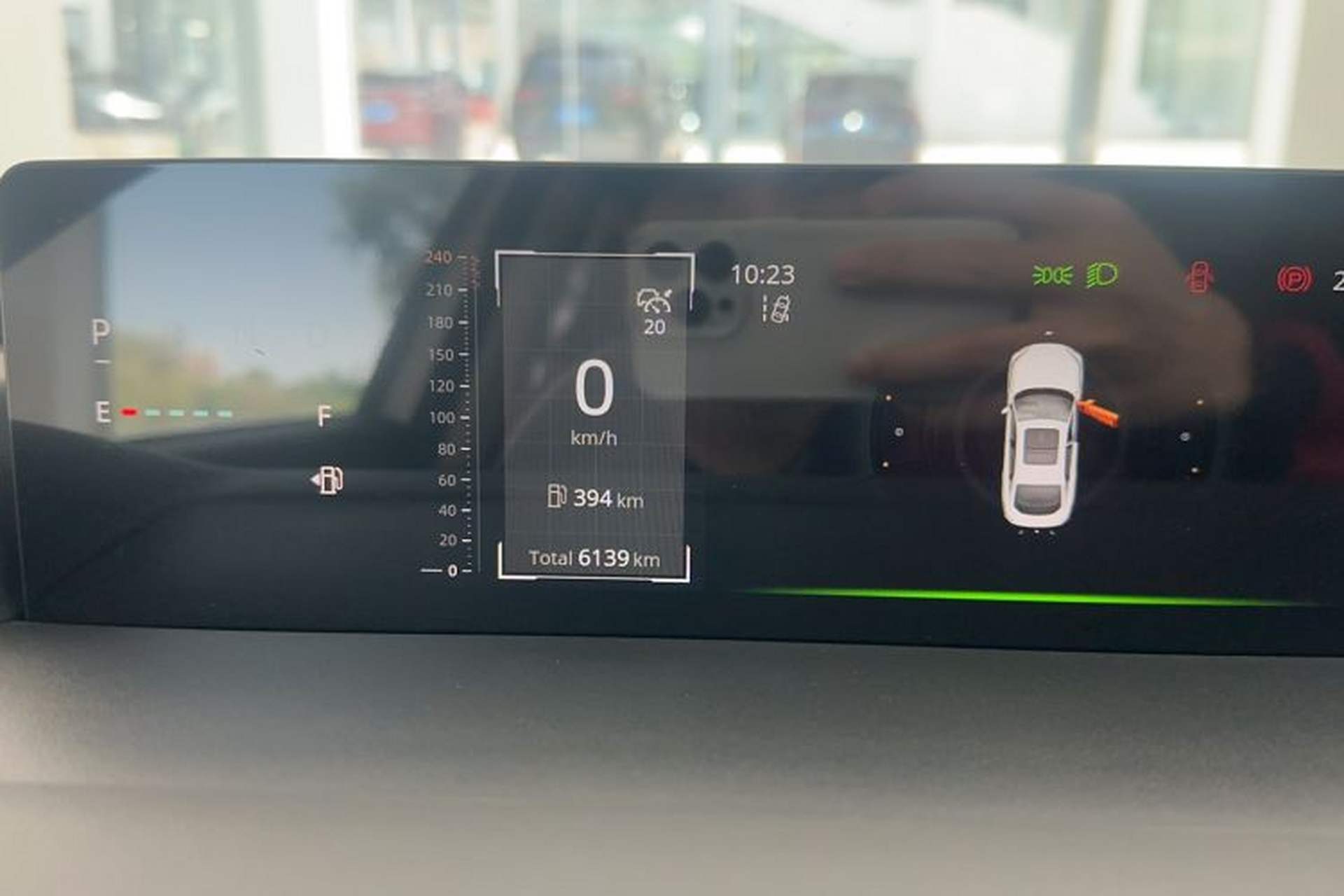 Used CHANGAN Eado 2024 1.5T GDI Automatic Flagship Edition Odometer Close Up