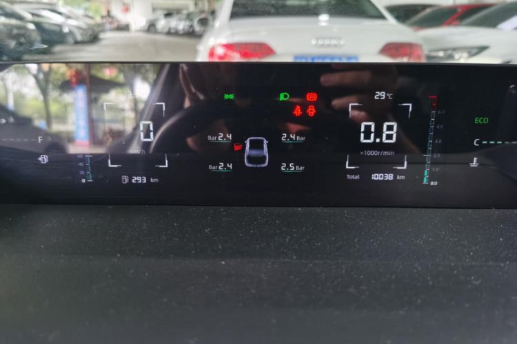 Used CHANGAN Eado 2024 1.5T GDI Automatic Prestige Edition Odometer Close Up