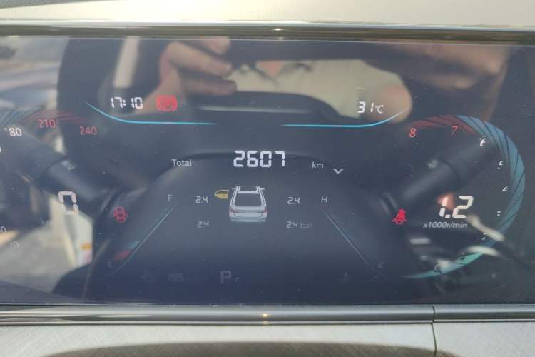 Used CHANGAN Eado 2024 PLUS Blue Whale NE 1.4T GDI DCT High-Energy Edition Odometer Close Up