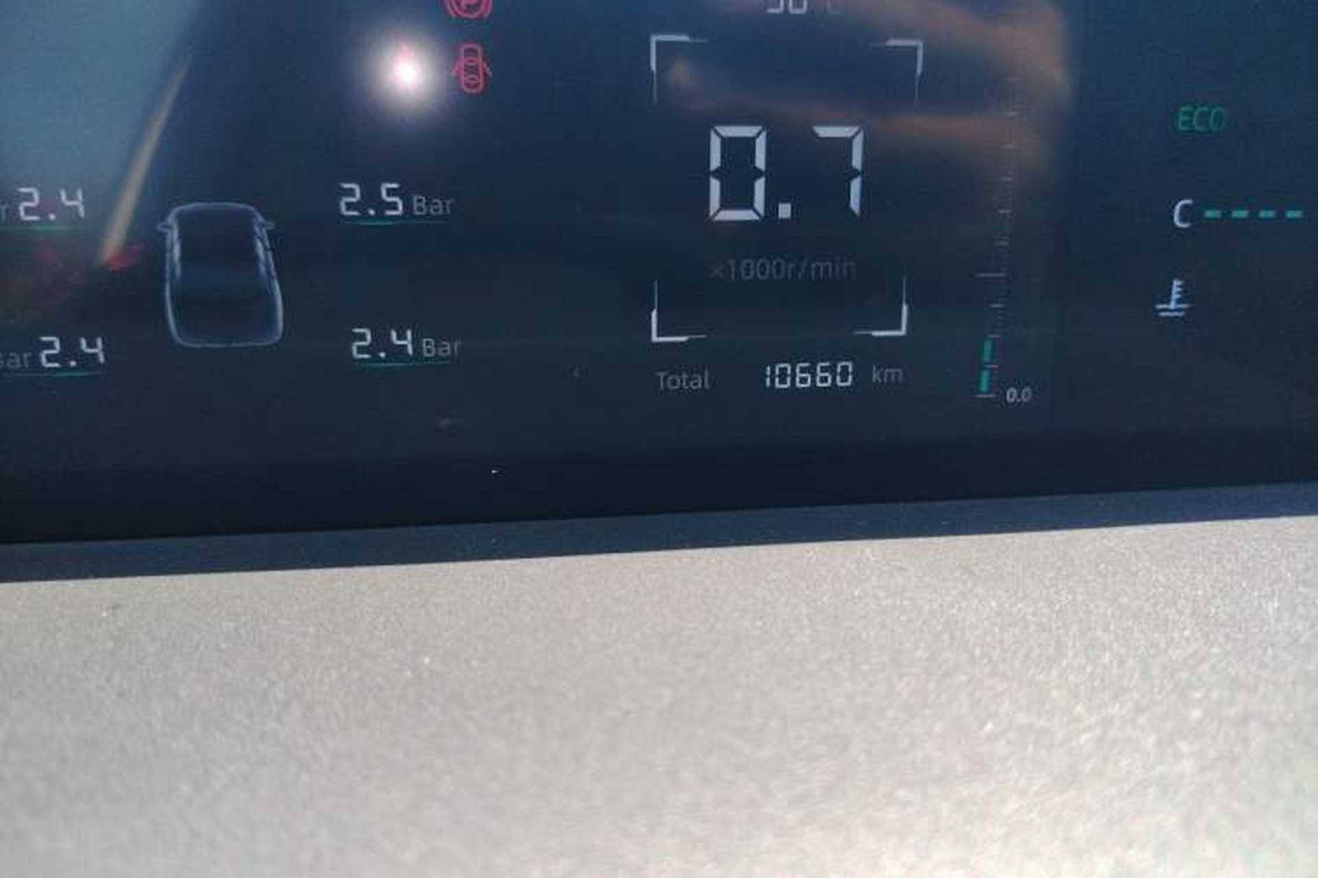Used CHANGAN Eado 2024 1.5T GDI Automatic Prestige Edition Odometer Close Up