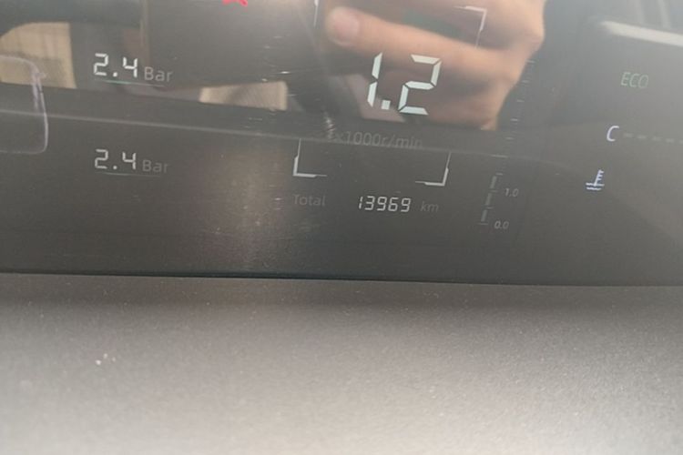 Used CHANGAN Eado 2024 1.5T GDI Automatic Prestige Edition Odometer Close Up