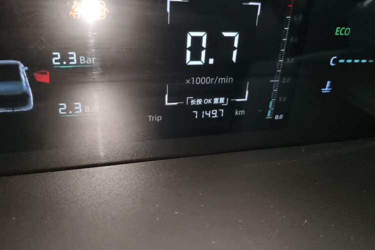 Used CHANGAN Eado 2024 1.5T GDI Automatic Prestige Edition Odometer Close Up