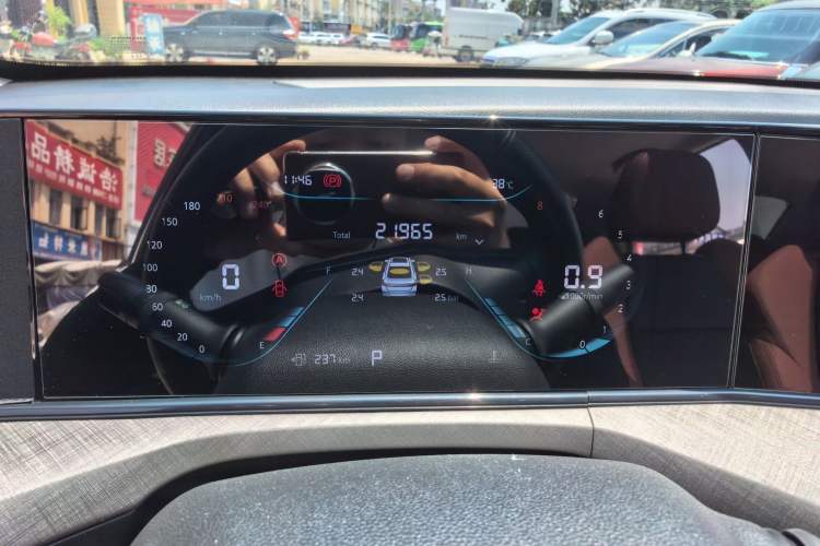 Used CHANGAN Eado 2024 PLUS Blue Whale NE 1.4T GDI DCT High-Energy Edition Odometer Close Up
