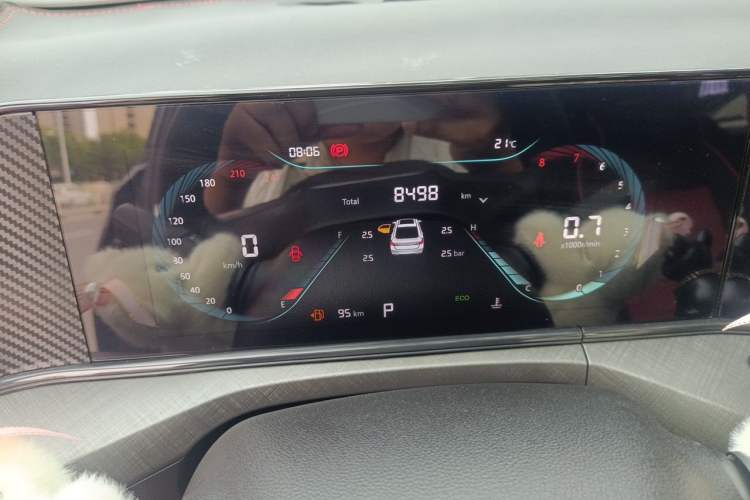 Used CHANGAN Eado 2025 PLUS 1.4T Dual-Clutch High-Energy Version Odometer Close Up