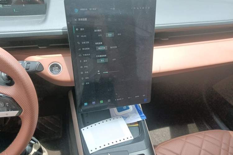 Used CHANGAN Eado 2025 Blue Whale 1.5T 500Bar Flagship Model Audio And AC Panel