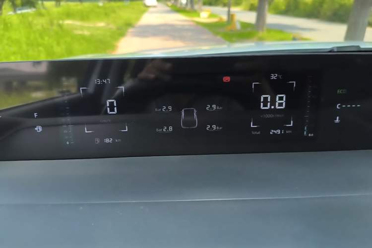 Used CHANGAN Eado 2025 Blue Whale 1.5T 500Bar Prestige Model Instrument Cluster