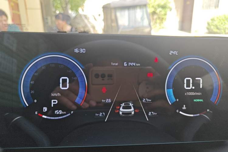 Used CHANGAN Eado 2025 Blue Whale 1.5T 500Bar Flagship Model Odometer Close Up