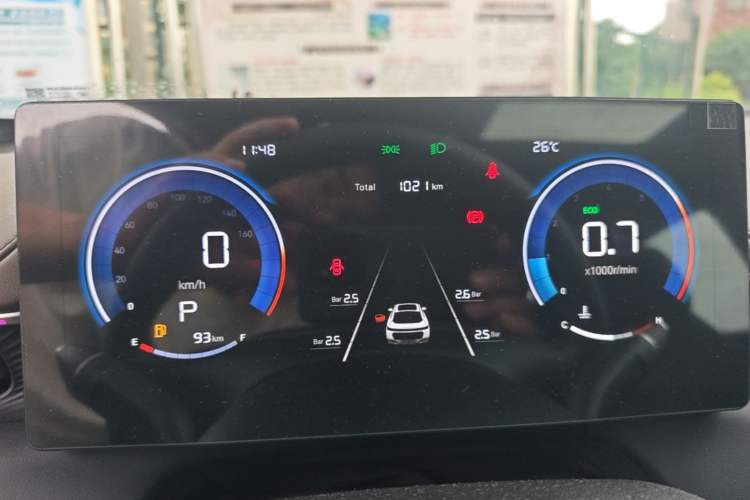 Used CHANGAN Eado 2026 Model, Fourth Generation, 1.5T 500Bar Enjoyment Edition Instrument Cluster