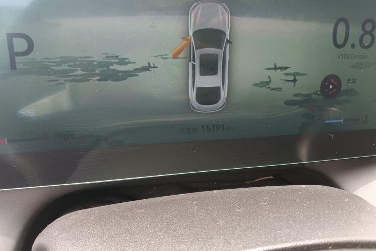 Used CHANGAN Eado 2026 Model, Fourth Generation, 1.5T 500Bar Smart Enjoyment Edition Odometer Close Up
