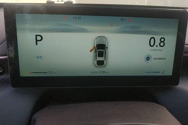 Used CHANGAN Eado 2026 Model, Fourth Generation, 1.5T 500Bar Smart Enjoyment Edition Instrument Cluster