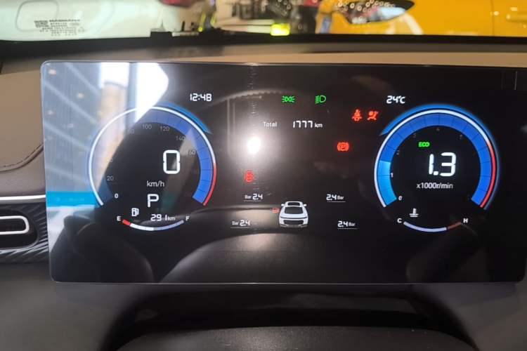 Used CHANGAN Eado 2026 Model, Fourth Generation, 1.5T 500Bar Dynamic Enjoyment Edition Instrument Cluster