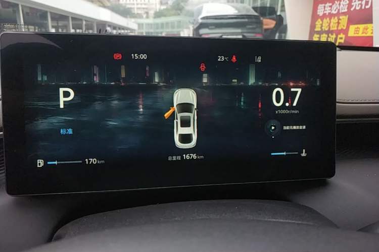 Used CHANGAN Eado 2026 Model, Fourth Generation, 1.5T 500Bar Smart Enjoyment Edition Instrument Cluster