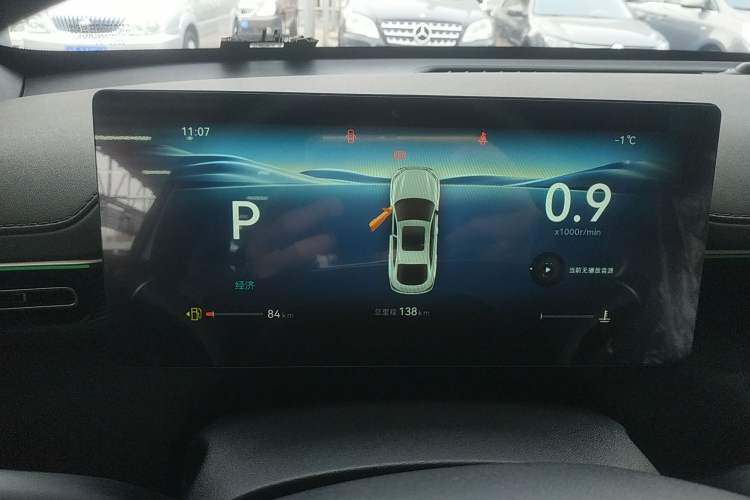 Used CHANGAN Eado 2026 Model, Fourth Generation, 1.5T 500Bar Smart Enjoyment Edition Instrument Cluster