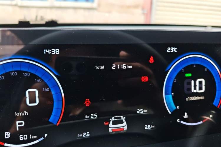 Used CHANGAN Eado 2026 Model, Fourth Generation, 1.5T 500Bar Dynamic Enjoyment Edition Odometer Close Up