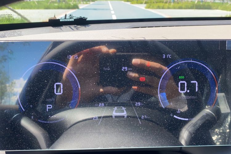 Used CHANGAN Eado 2026 Model, Fourth Generation, 1.5T 500Bar Enjoyment Edition Odometer Close Up