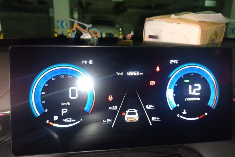 Used CHANGAN Eado 2026 Model, Fourth Generation, 1.5T 500Bar Enjoyment Edition Odometer Close Up