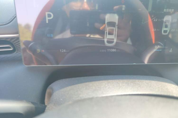 Used CHANGAN Eado 2026 Model, Fourth Generation, 1.5T 500Bar Smart Enjoyment Edition Odometer Close Up
