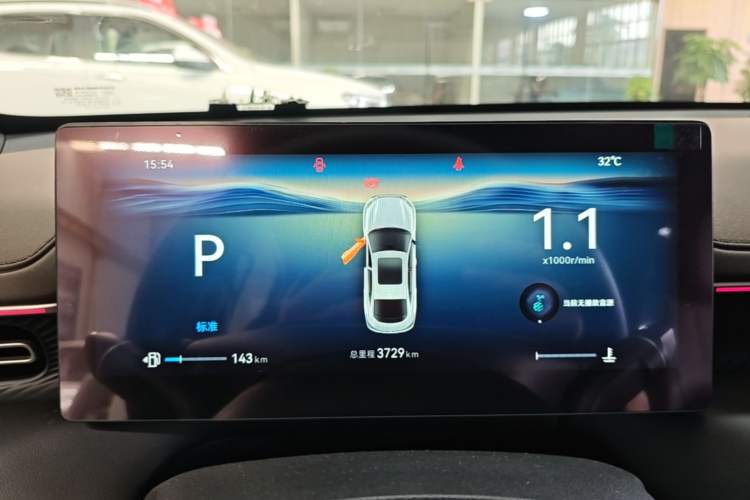 Used CHANGAN Eado 2026 Model, Fourth Generation, 1.5T 500Bar Smart Enjoyment Edition Instrument Cluster