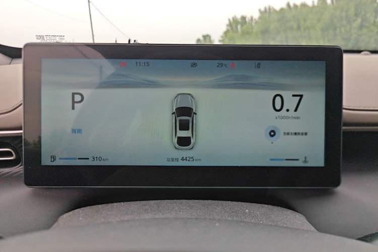 Used CHANGAN Eado 2026 Model, Fourth Generation, 1.5T 500Bar Smart Enjoyment Edition Instrument Cluster