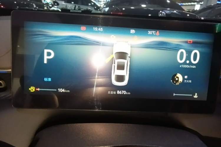 Used CHANGAN Eado 2026 Model, Fourth Generation, 1.5T 500Bar Smart Enjoyment Edition Instrument Cluster