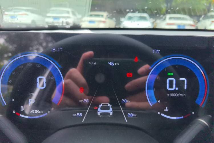 Used CHANGAN Eado 2026 Model, Fourth Generation, 1.5T 500Bar Enjoyment Edition Odometer Close Up