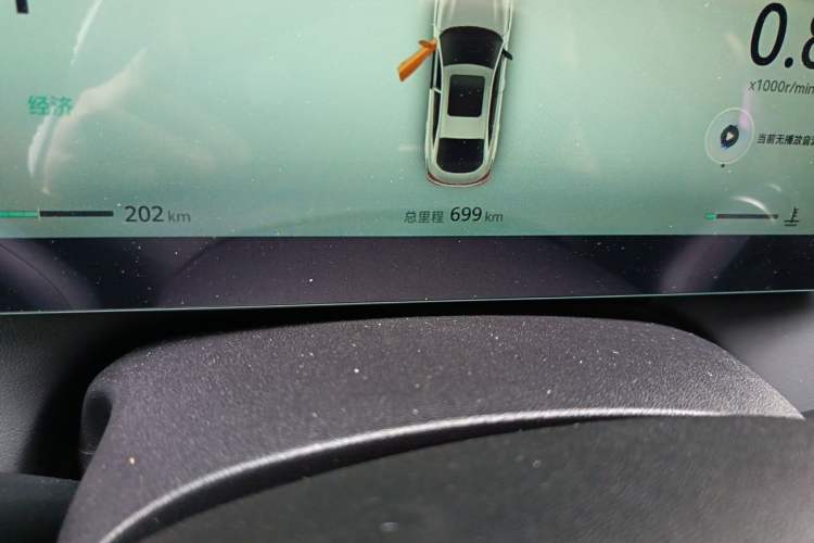 Used CHANGAN Eado 2026 Model, Fourth Generation, 1.5T 500Bar Smart Enjoyment Edition Odometer Close Up