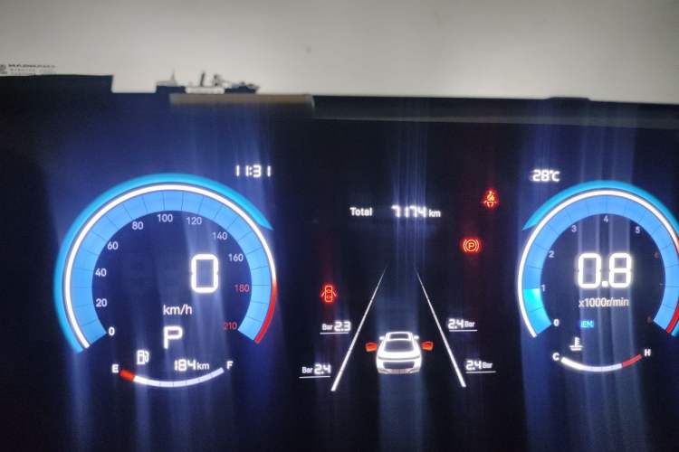 Used CHANGAN Eado 2026 Model, Fourth Generation, 1.5T 500Bar Enjoyment Edition Odometer Close Up