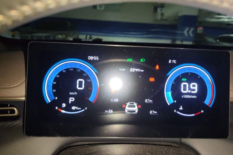 Used CHANGAN Eado 2026 Model, Fourth Generation, 1.5T 500Bar Dynamic Enjoyment Edition Odometer Close Up