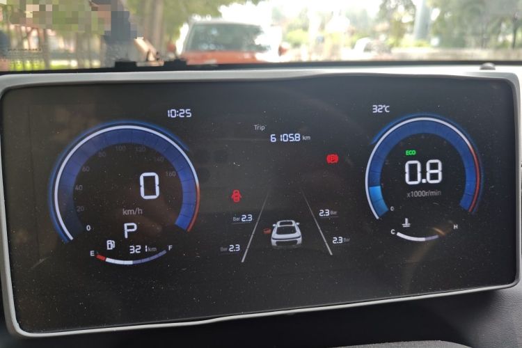 Used CHANGAN Eado 2026 Model, Fourth Generation, 1.5T 500Bar Enjoyment Edition Odometer Close Up
