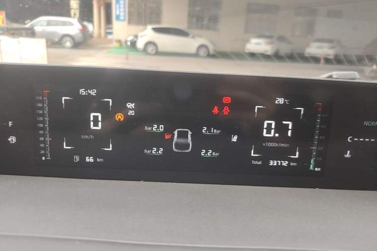 Used CHANGAN Eado DD 2023 Blue Whale NE 1.5T GDI DCT Navigation Model Instrument Cluster