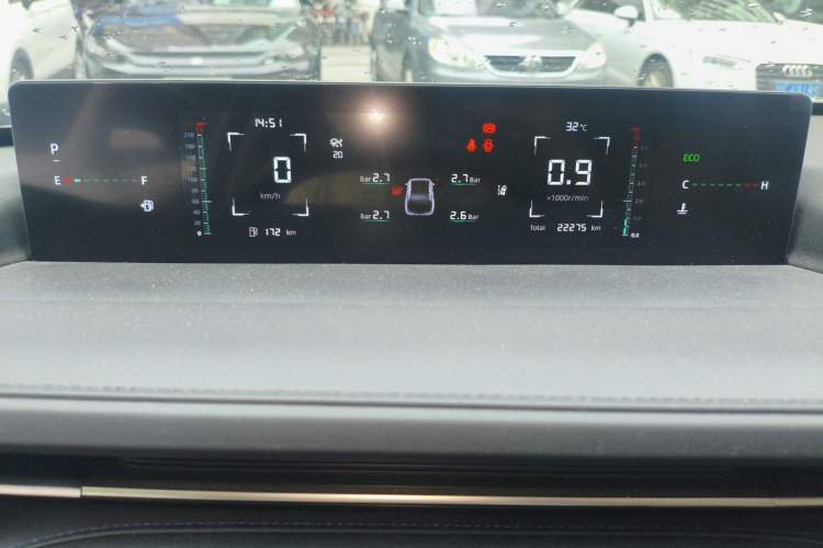 Used CHANGAN Eado DD 2023 Blue Whale NE 1.5T GDI DCT Navigation Model Instrument Cluster