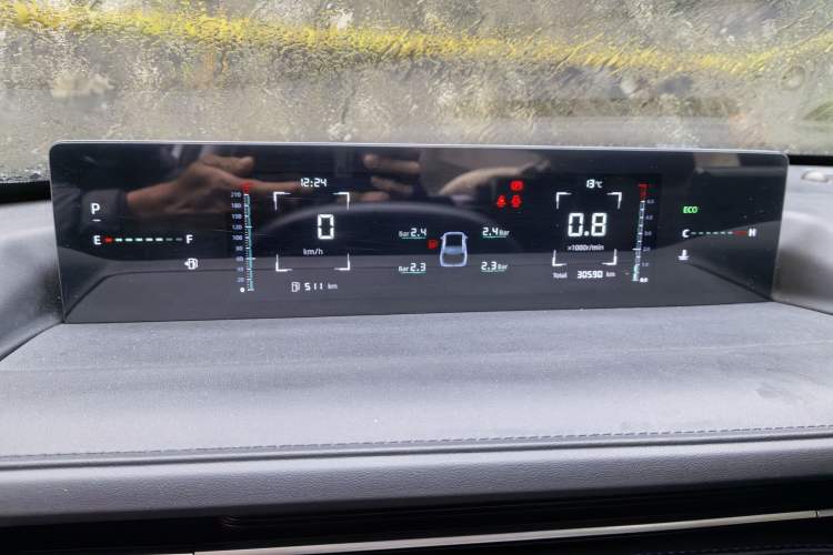 Used CHANGAN Eado DD 2023 Blue Whale NE 1.5T GDI DCT Luxury Edition Odometer Close Up
