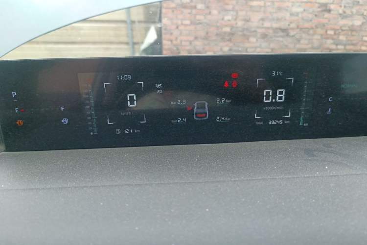 Used CHANGAN Eado DD 2023 Blue Whale NE 1.5T GDI DCT Navigation Model Odometer Close Up
