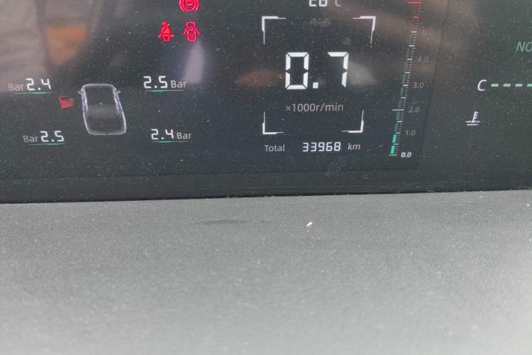 Used CHANGAN Eado DD 2023 Blue Whale NE 1.5T GDI DCT Luxury Edition Odometer Close Up
