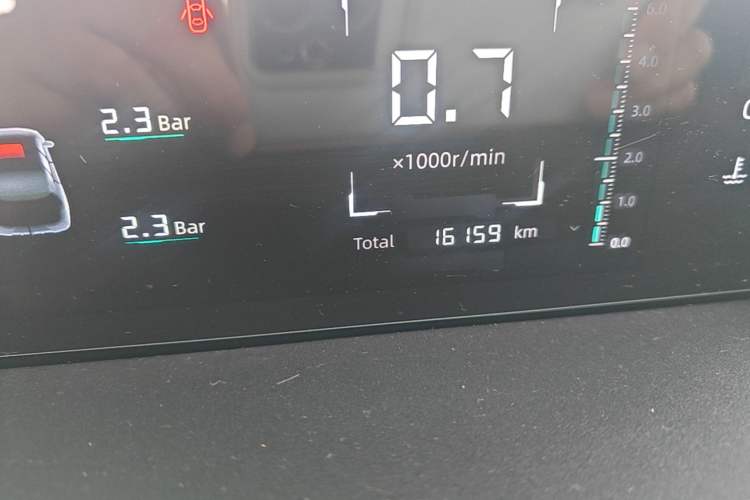Used CHANGAN Eado DD 2023 Blue Whale NE 1.5T GDI DCT Luxury Edition Odometer Close Up