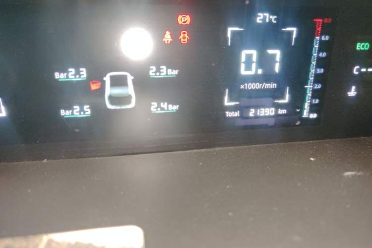 Used CHANGAN Eado DD 2023 Blue Whale NE 1.5T GDI DCT Enjoy Edition Odometer Close Up