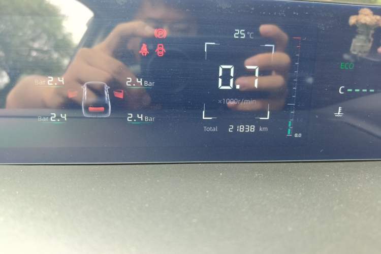Used CHANGAN Eado DD 2023 Blue Whale NE 1.5T GDI DCT Luxury Edition Odometer Close Up